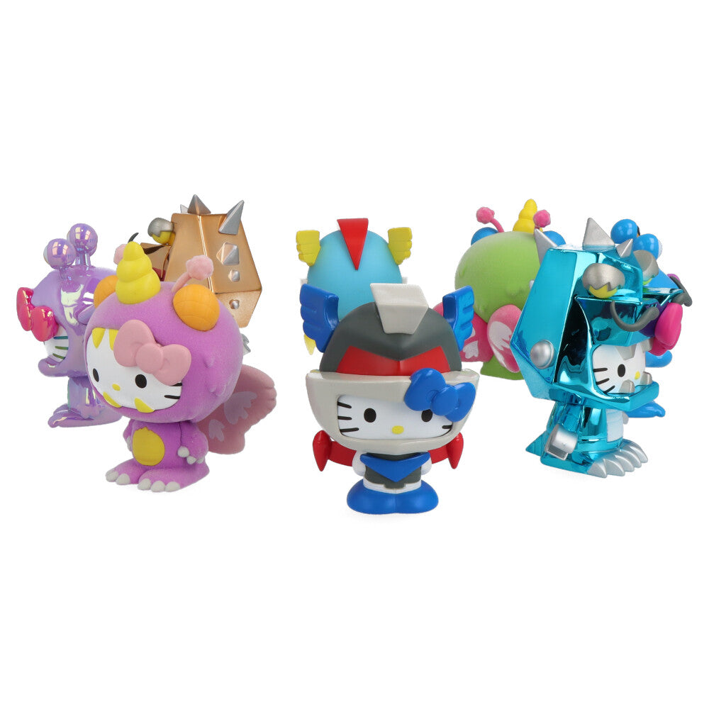 Hello Kitty Kaiju Mini Series Collectible Figures - Cute Kawaii Monster Toys for Kids & Anime Fans - Perfect for Display, Gifts & Pop Culture Collections