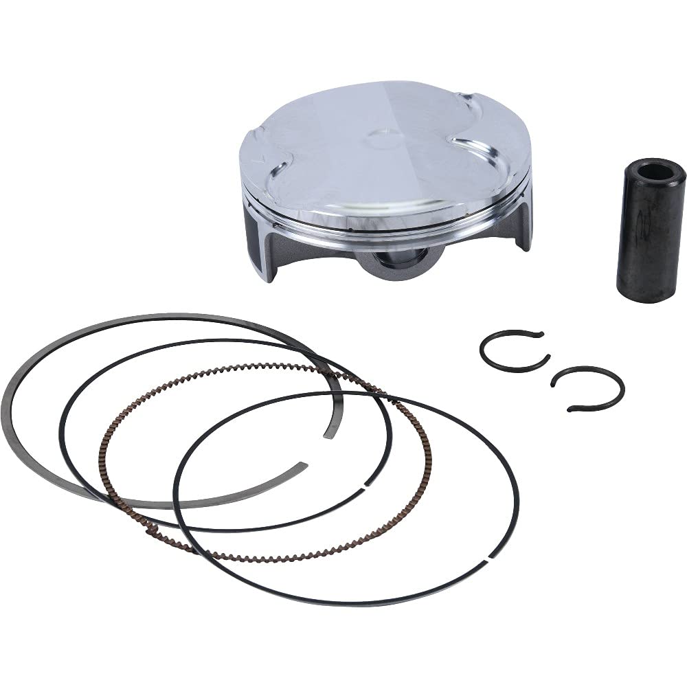 Vertex 23642A High Compression Piston Kit - Forged Aluminum Racing Piston Set with Rings & Wrist Pins | Compatible with Honda, Yamaha, Kawasaki ATVs & Dirt Bikes | Improves Engine Performance for Off-Road & Motorsports