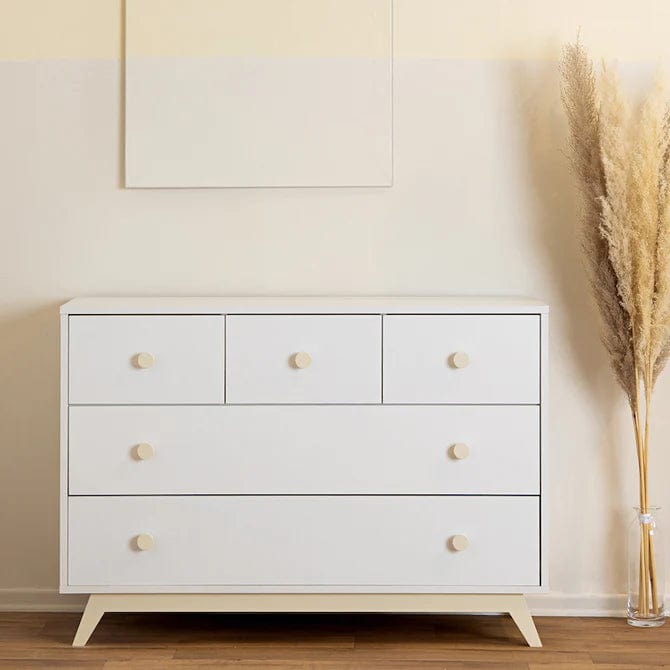 Gramercy 5 Drawer Dresser - Modern Wooden Chest of Drawers for Bedroom Storage & Organization - Perfect for Home, Apartment, or Dorm Room Decor