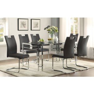 Betmar Dark Gray Side Chairs - Set of 2 Modern Dining Chairs for Kitchen, Dining Room, or Office - Comfortable & Stylish Seating Solution