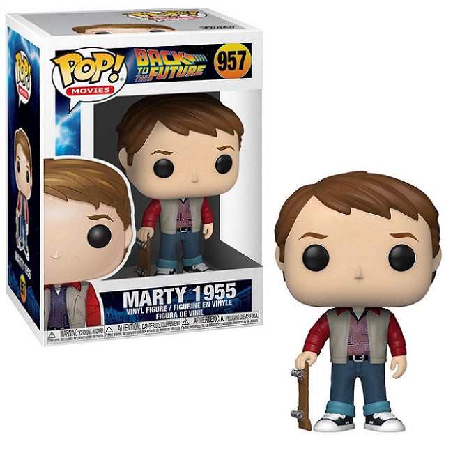 Back to the Future Marty McFly 1955 Pop! Vinyl Figure Collectible Toy - Perfect for Movie Fans, Gift Giving & Pop Culture Displays