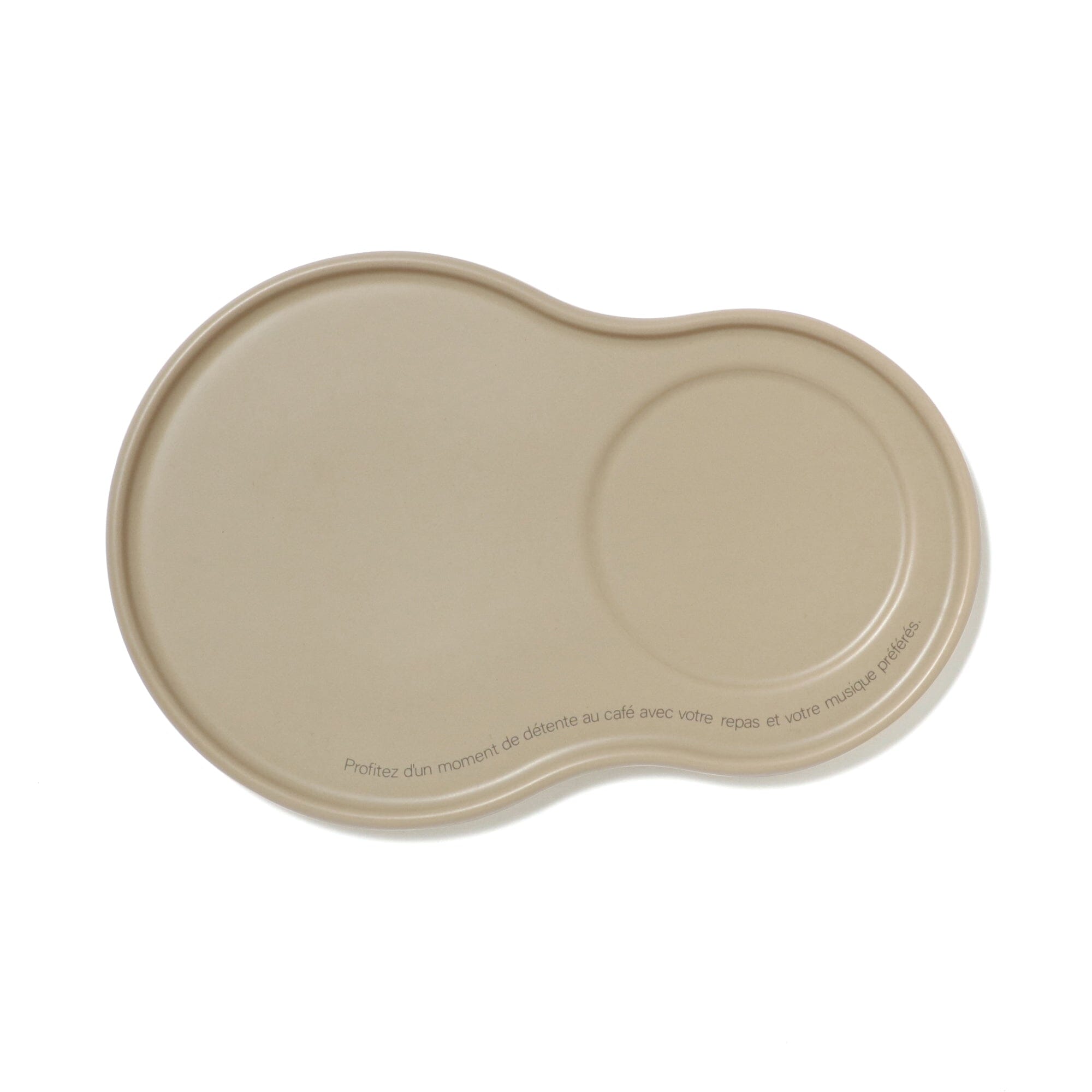 Premium Le Cafe Coffee Set - Brown Ceramic Mug & Saucer for Home, Office, or Gift - Perfect for Espresso, Latte & Tea Lovers