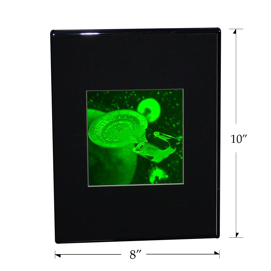 Next Generation Enterprise Hologram Picture with Desk Stand - 3D Collectible Holographic Display for Office Decor, Gift & Tech Enthusiasts | Perfect for Desk Display, Home Decor & Unique Gifts