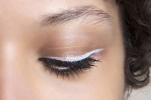 Matte White Eyeliner Gel - 3g Smudge-Proof Waterproof Eye Liner for Dramatic Makeup Looks, Halloween Costumes & Creative Face Painting