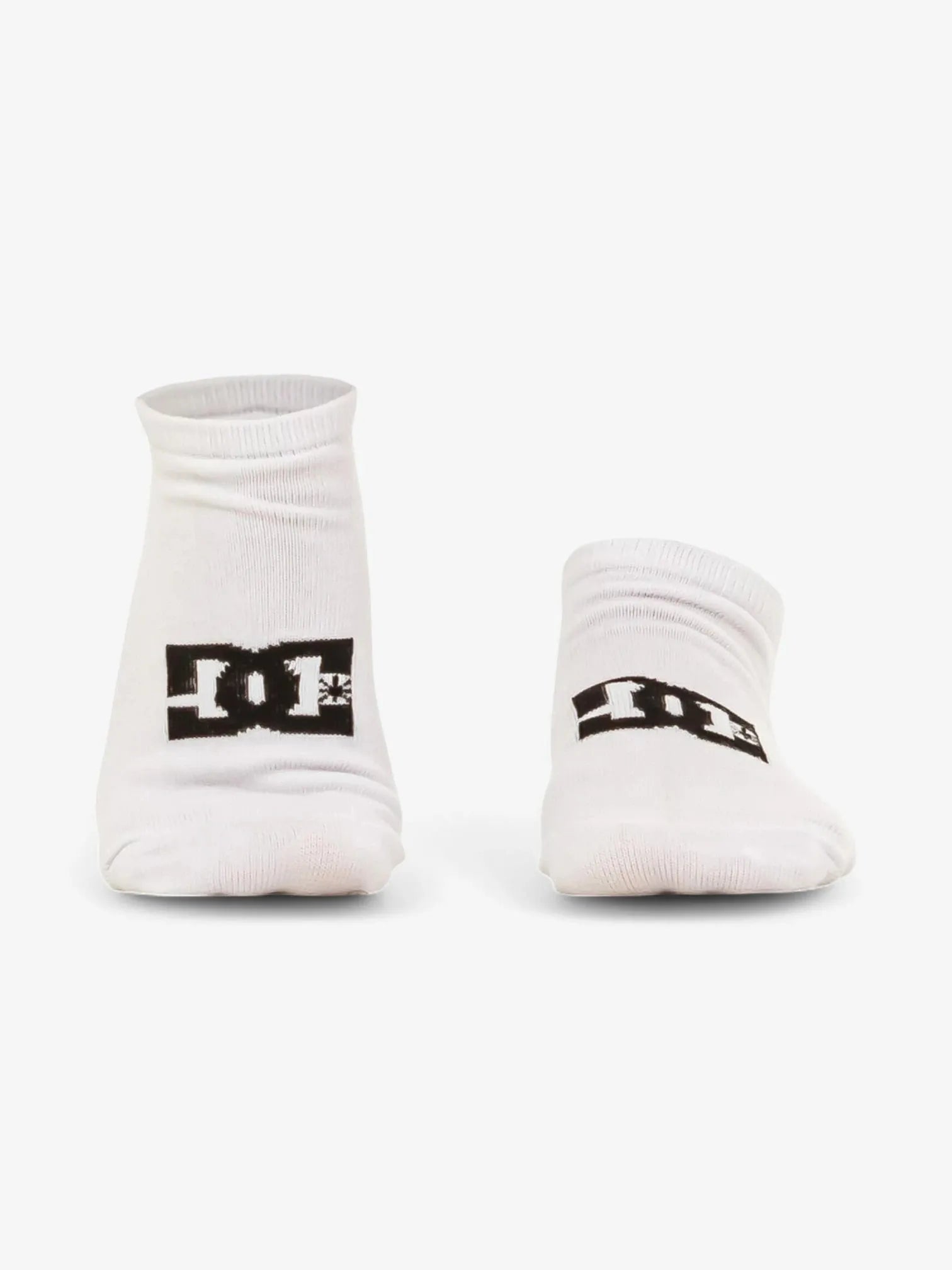 DC Women's Ankle Socks Pack of 2 - White Comfortable Athletic Socks for Running, Yoga & Everyday Wear