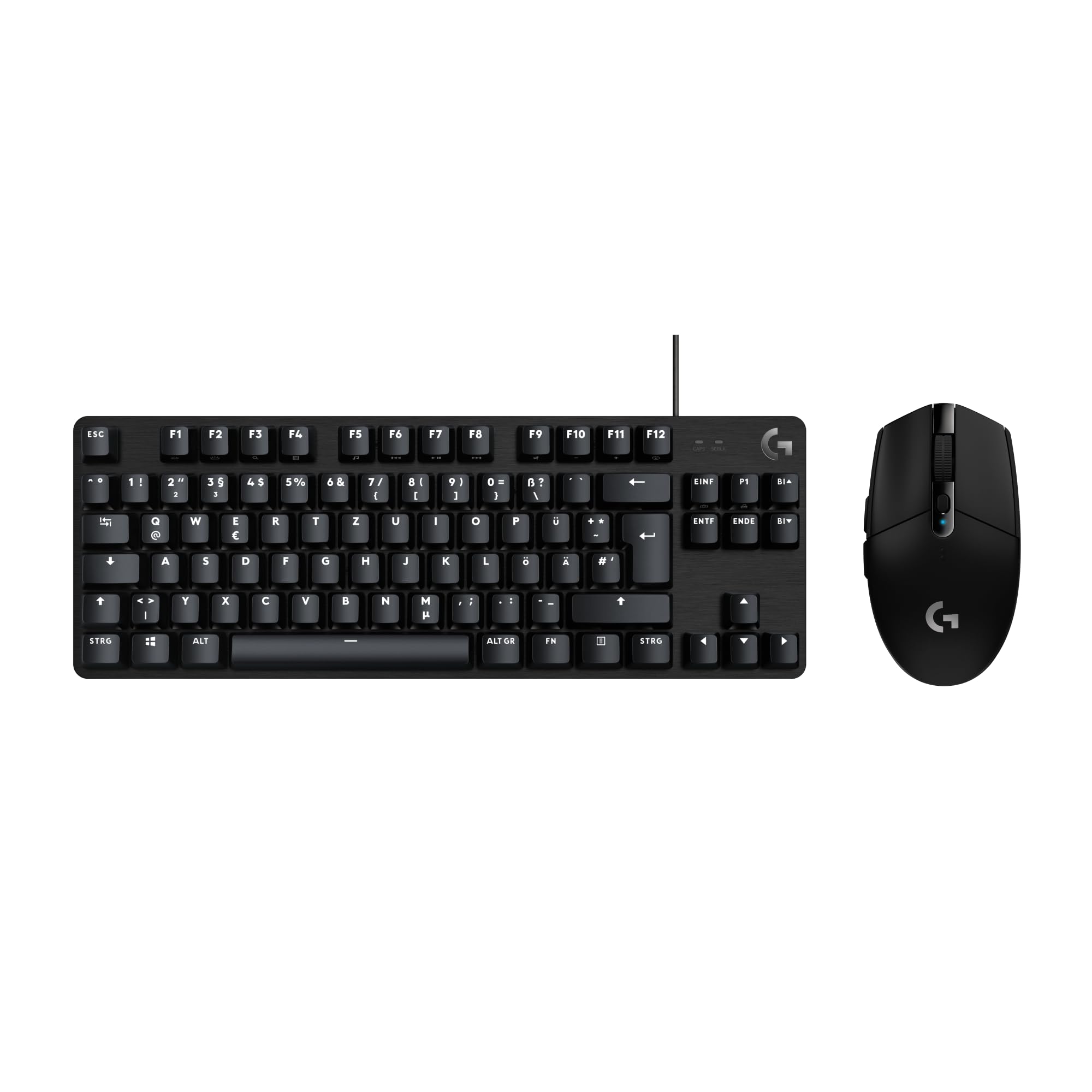 Logitech G305 Lightspeed Wireless Gaming Mouse & G413 TKL SE Mechanical Gaming Keyboard Bundle - Hero Sensor Mouse, Compact Keyboard for PC/Mac (Black) - Perfect for Esports, Streaming & Office Work