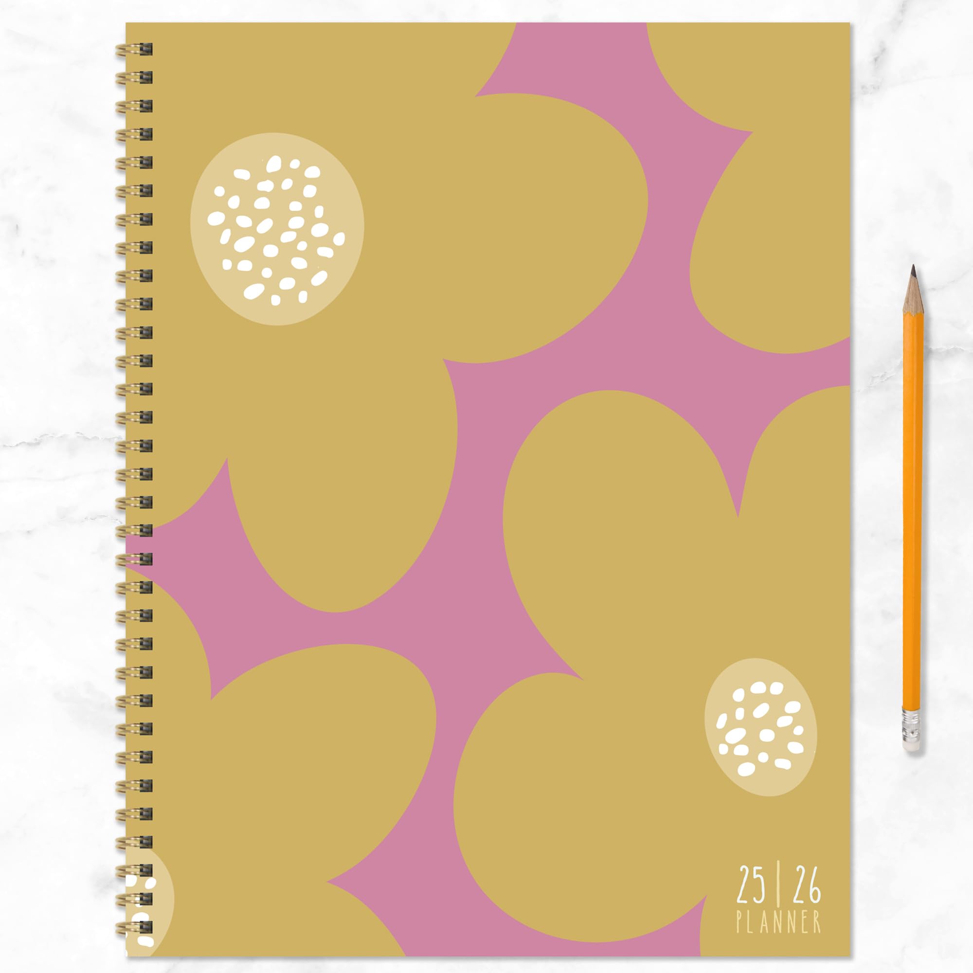 TF Publishing July 2025 - June 2026 Academic Planner - Large Weekly & Monthly Organizer with Durable Cover, Thick Uncoated Paper & Planning Stickers (9