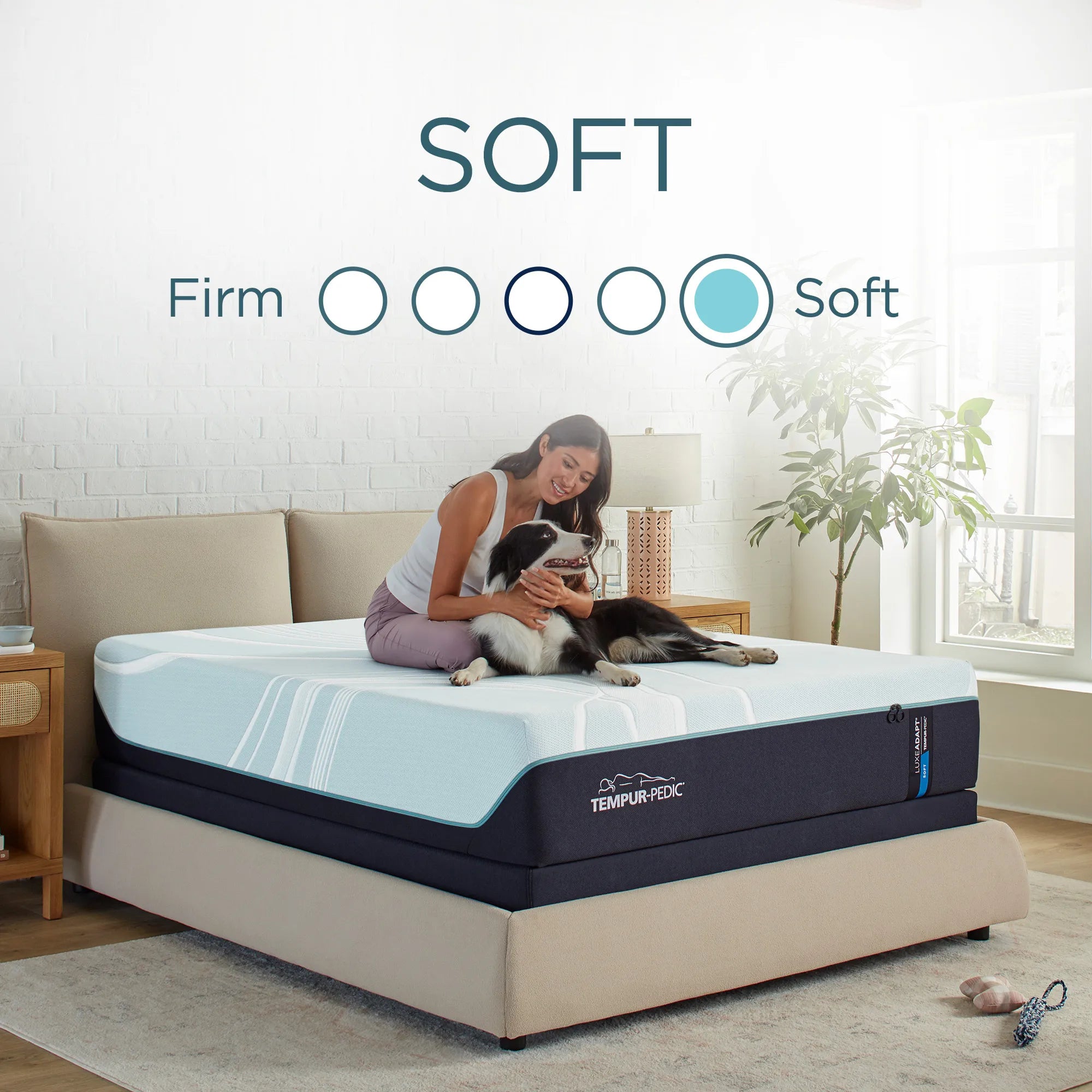 TEMPUR LuxeAdapt® Soft Mattress - Premium Memory Foam Mattress for Ultimate Comfort & Support | Perfect for Back Pain Relief & Side Sleepers | Ideal for Bedroom, Guest Room & Master Suite