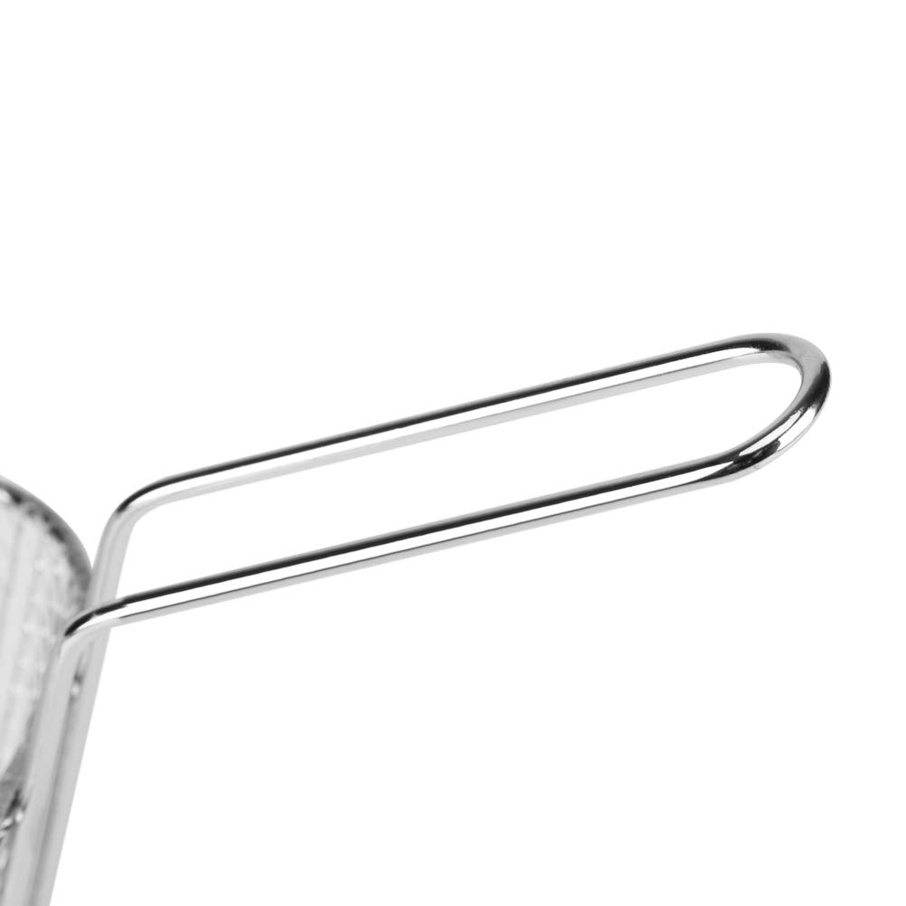 Stainless Steel Fryer Basket for Chips, Fries, Shrimps & Onion Rings - 1PC Commercial Deep Fry Basket for Restaurants & Home Kitchens - Perfect for Frying, Serving & Draining Fried Foods