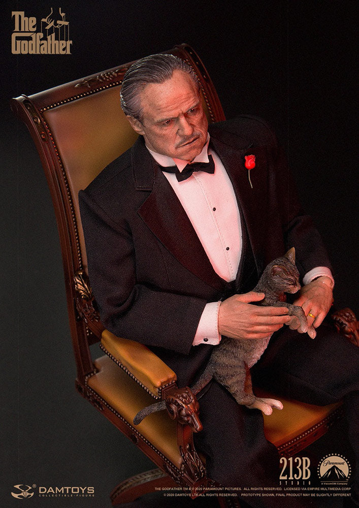 1/6 Scale The Godfather Vito Corleone 1972 Formal Version Collectible Figure - DMS032 by Damtoys | Movie-Inspired Display Piece for Fans & Collectors