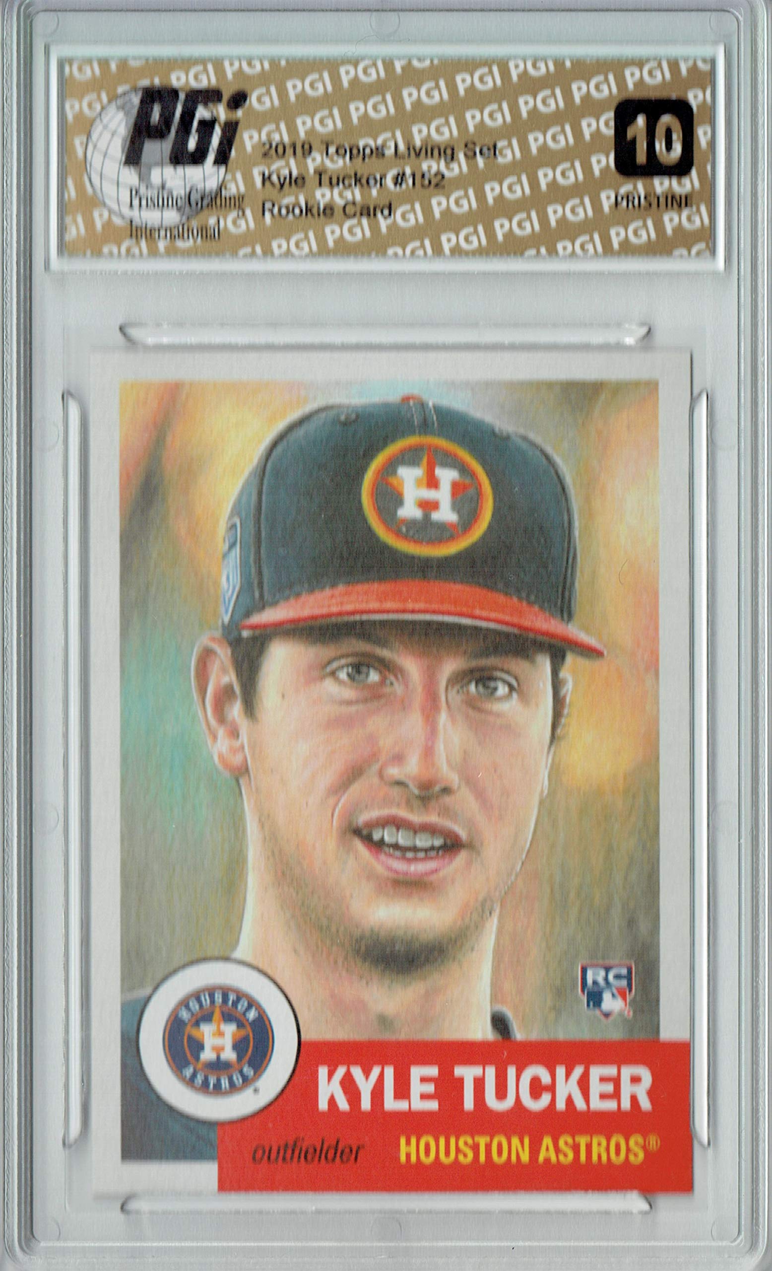 Kyle Tucker 2019 Topps Living Set #152 PRISTINE Rookie Baseball Card PGI 10 Gem Mint - Perfect for Collectors, Investors & Sports Memorabilia Displays