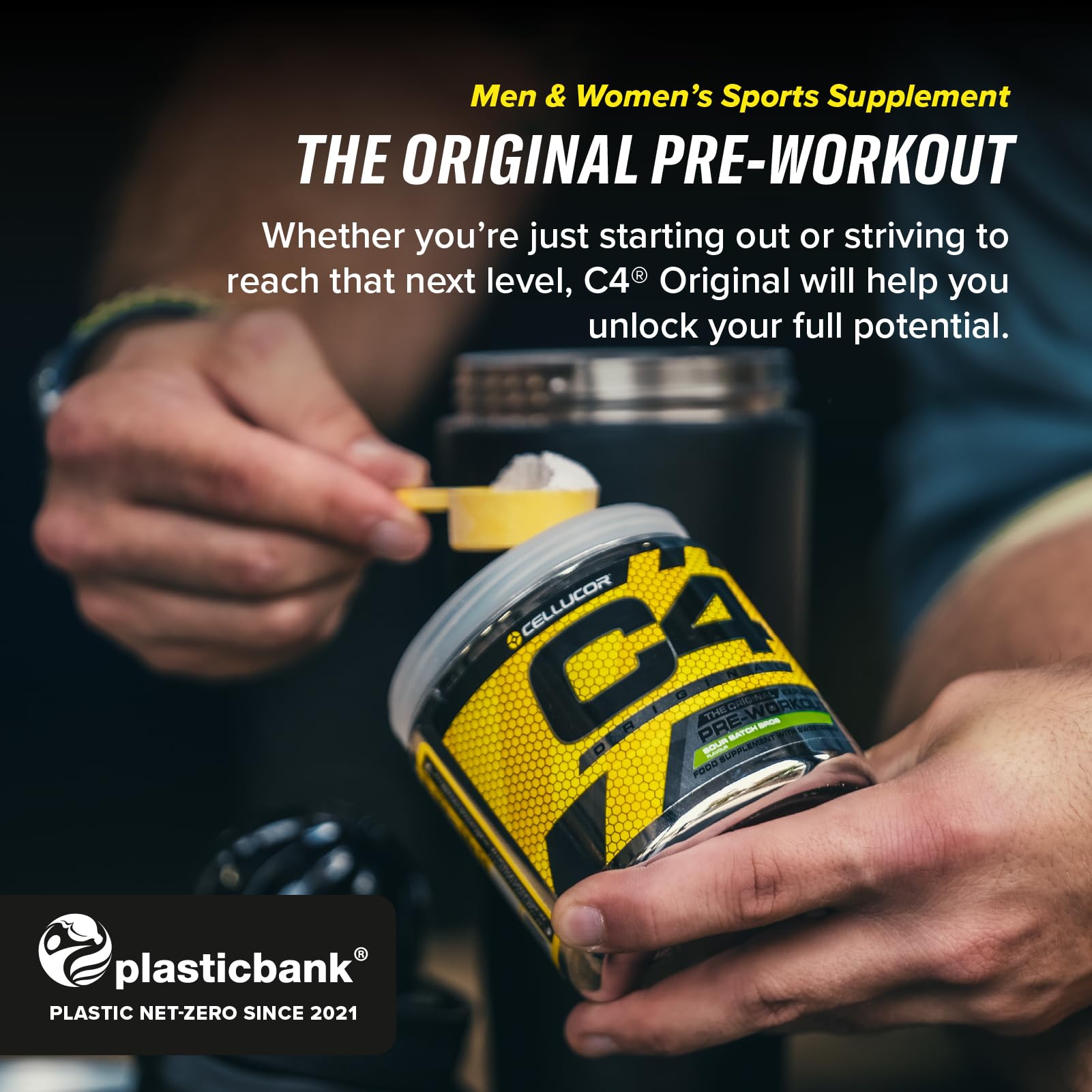 Cellucor C4 Original Pre Workout Powder - 30 Servings, Energy & Endurance Booster for Gym, Running & Fitness Training