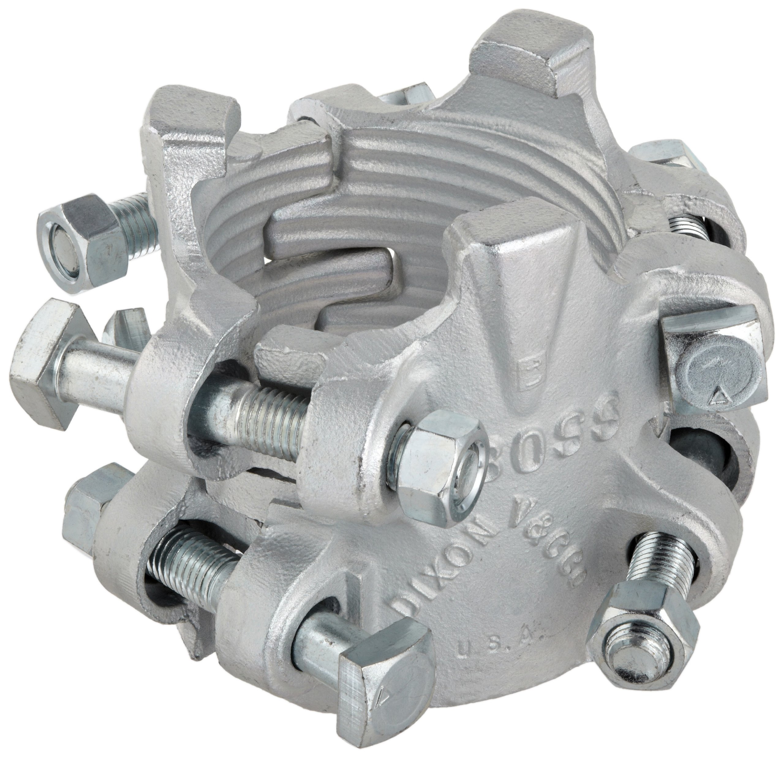 Dixon BU49 Plated Iron Boss Clamp - 4