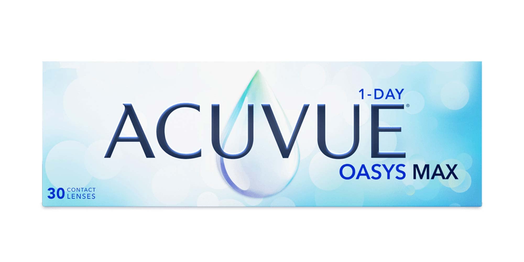 Acuvue Oasys Max 1-Day Contact Lenses (90 Pack) - Daily Disposable for Dry Eyes & UV Protection - Perfect for Active Lifestyles & All-Day Comfort