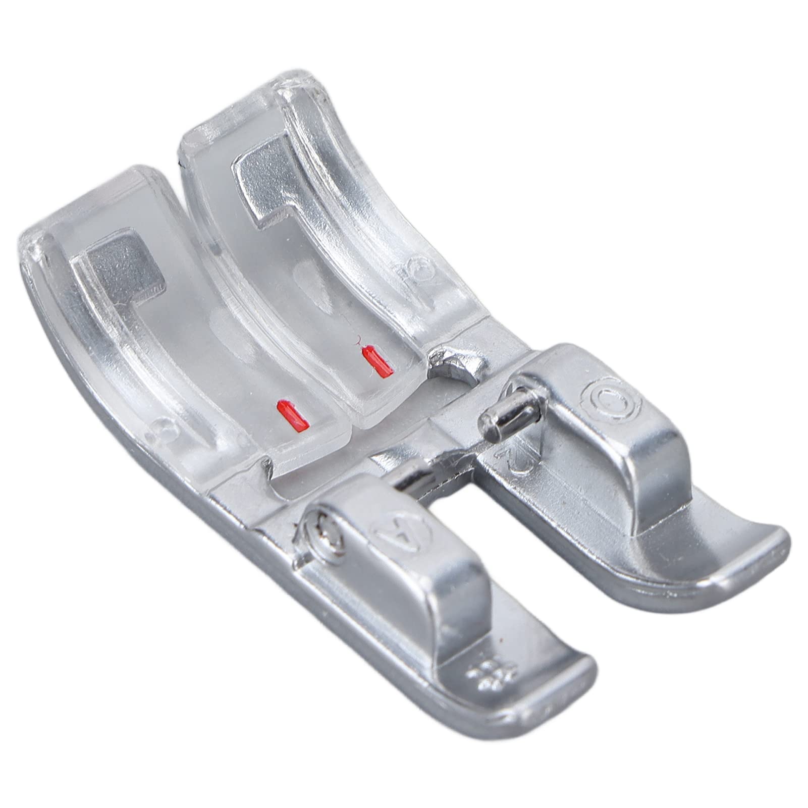 Raguso Sewing Machine Presser Foot - Stainless Steel Heavy Duty Standard Presser Foot Replacement for Sewing - Perfect for Quilting, Dressmaking & Crafting Projects