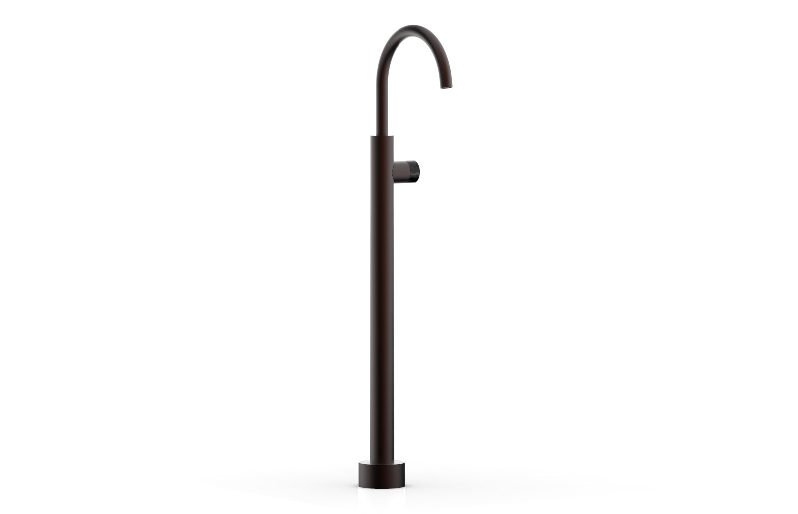 Premium BASIC II Tall Floor Mount Tub Filler with Elegant Marble Handle - Model 230 47 02 - Perfect for Modern Bathrooms & Luxury Spa Retreats