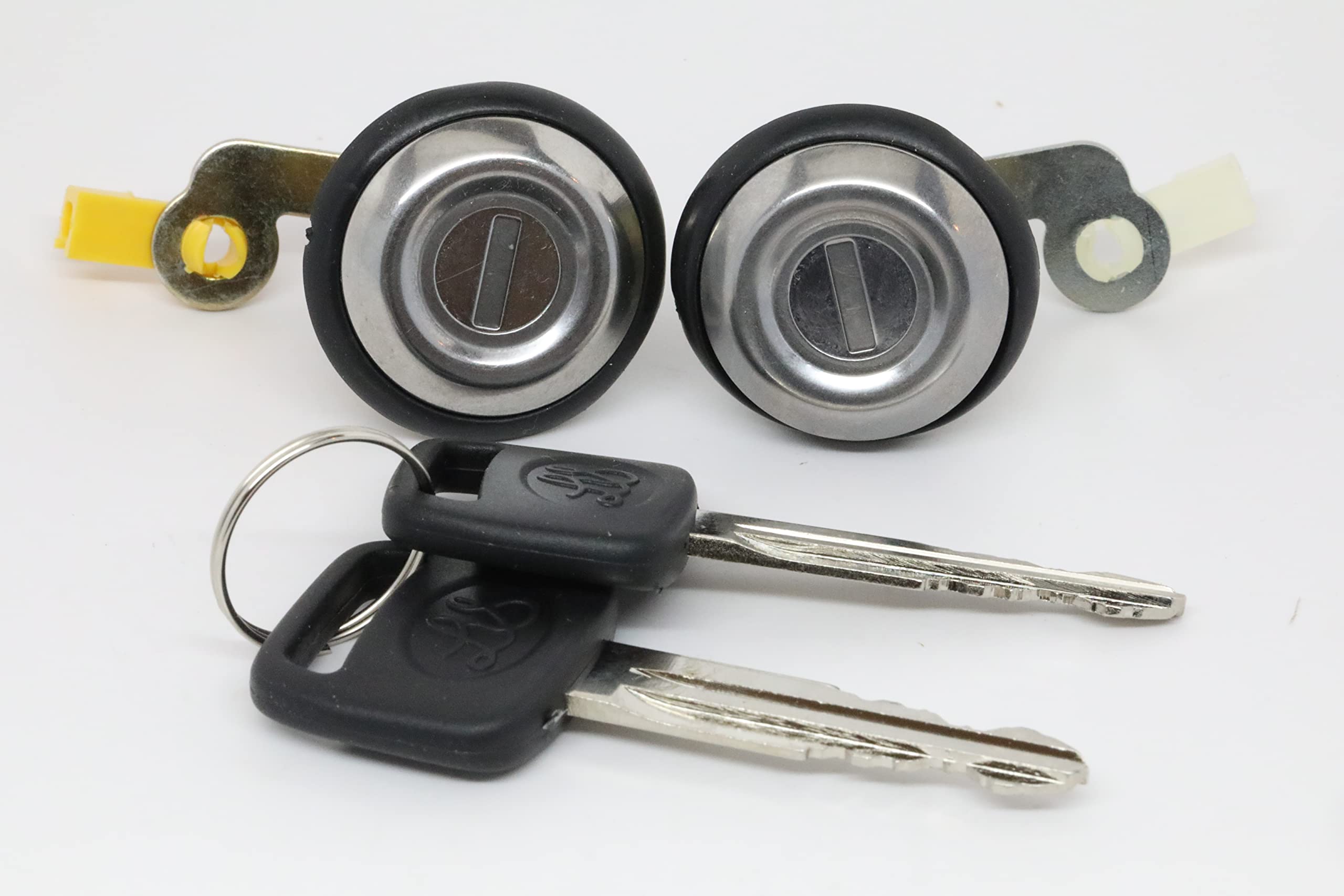 Performance PFM-333154 Door Lock Cylinder Set with Keys - Compatible with Driver & Passenger Side | Perfect for Car Door Replacement & Security Upgrade