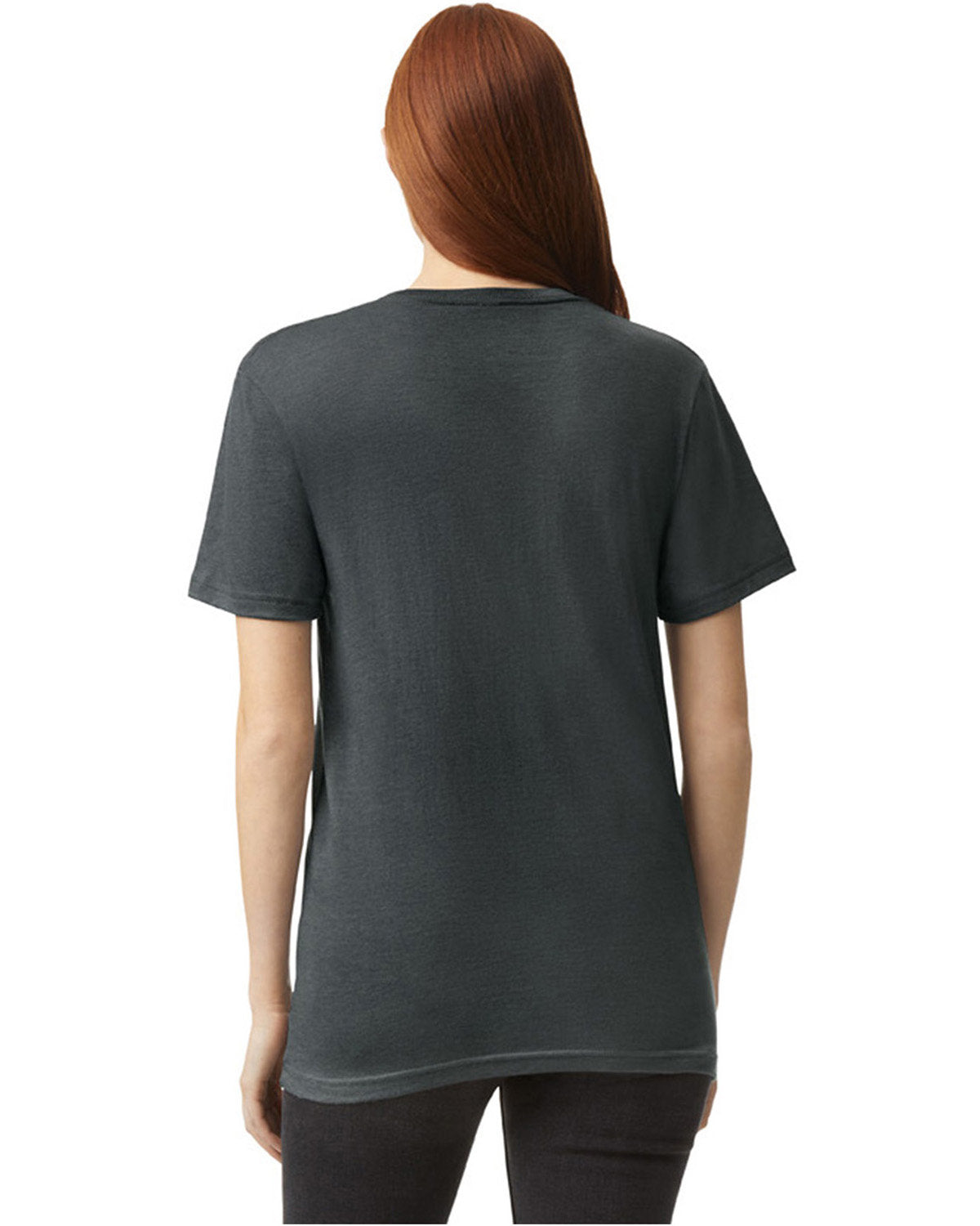American Apparel 2006CVC Unisex V-Neck T-Shirt - Soft Cotton Blend Tee for Men & Women | Perfect for Casual Wear, Layering & Everyday Comfort