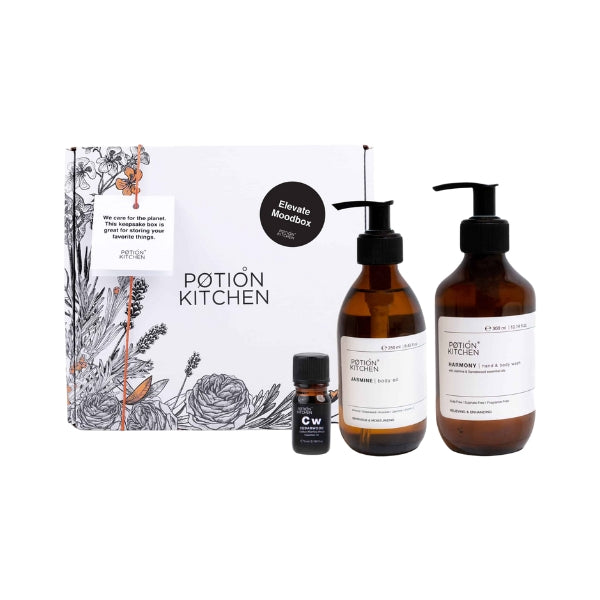 Elevate Mood Box - Premium Aromatherapy Gift Set for Stress Relief & Relaxation - Perfect for Home, Office & Spa Use
