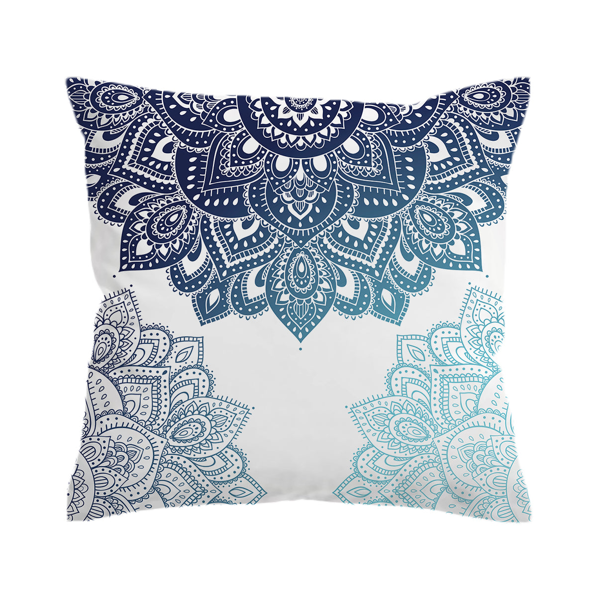 Bohemian Beach Pillow Cover - Colorful Handmade Cotton Cushion Case for Outdoor, Patio, Sofa & Home Decor - Perfect for Seaside, Poolside & Boho Chic Living Spaces
