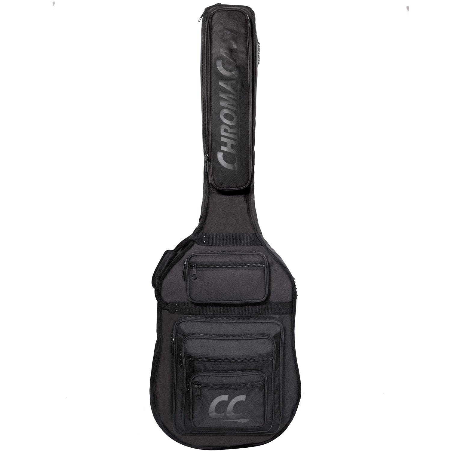 ChromaCast Pro Series Electric Bass Guitar Padded Gig Bag - Waterproof & Durable Case for Travel & Storage - Perfect for Musicians, Gigs, and Band Practice