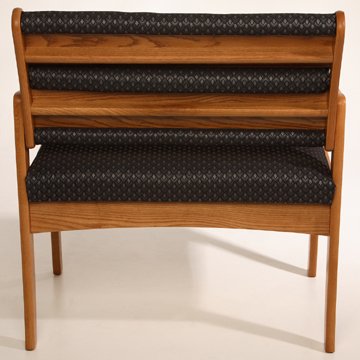 Premium Wooden Mallet Valley Bariatric Guest Chair - Heavy Duty Mahogany Furniture for Waiting Rooms, Offices & Medical Facilities - Comfortable Seating Solution for Plus-Size Individuals