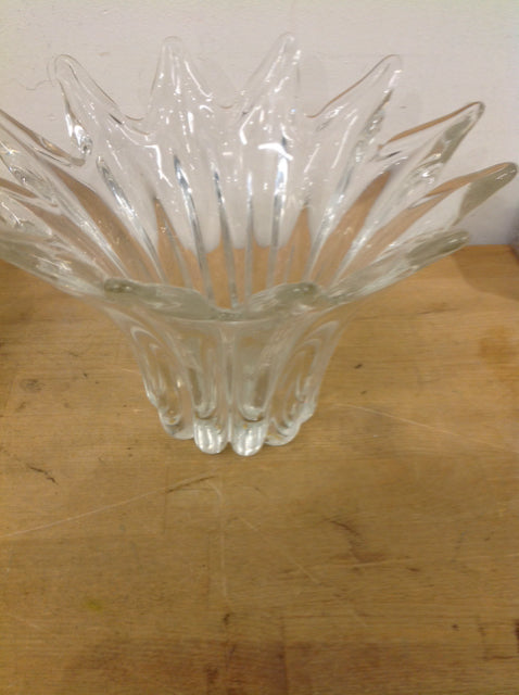 7 Inch Clear Glass Vase - Modern Home Decor for Flowers, Centerpieces, and Wedding Decorations