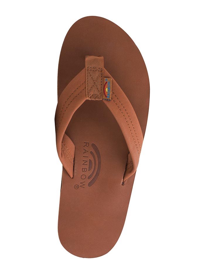 Men's Double Layer Leather Arch Support Sandals - Dark Brown | Comfortable Walking & Outdoor Sandals for Men | Perfect for Beach, Travel & Casual Wear