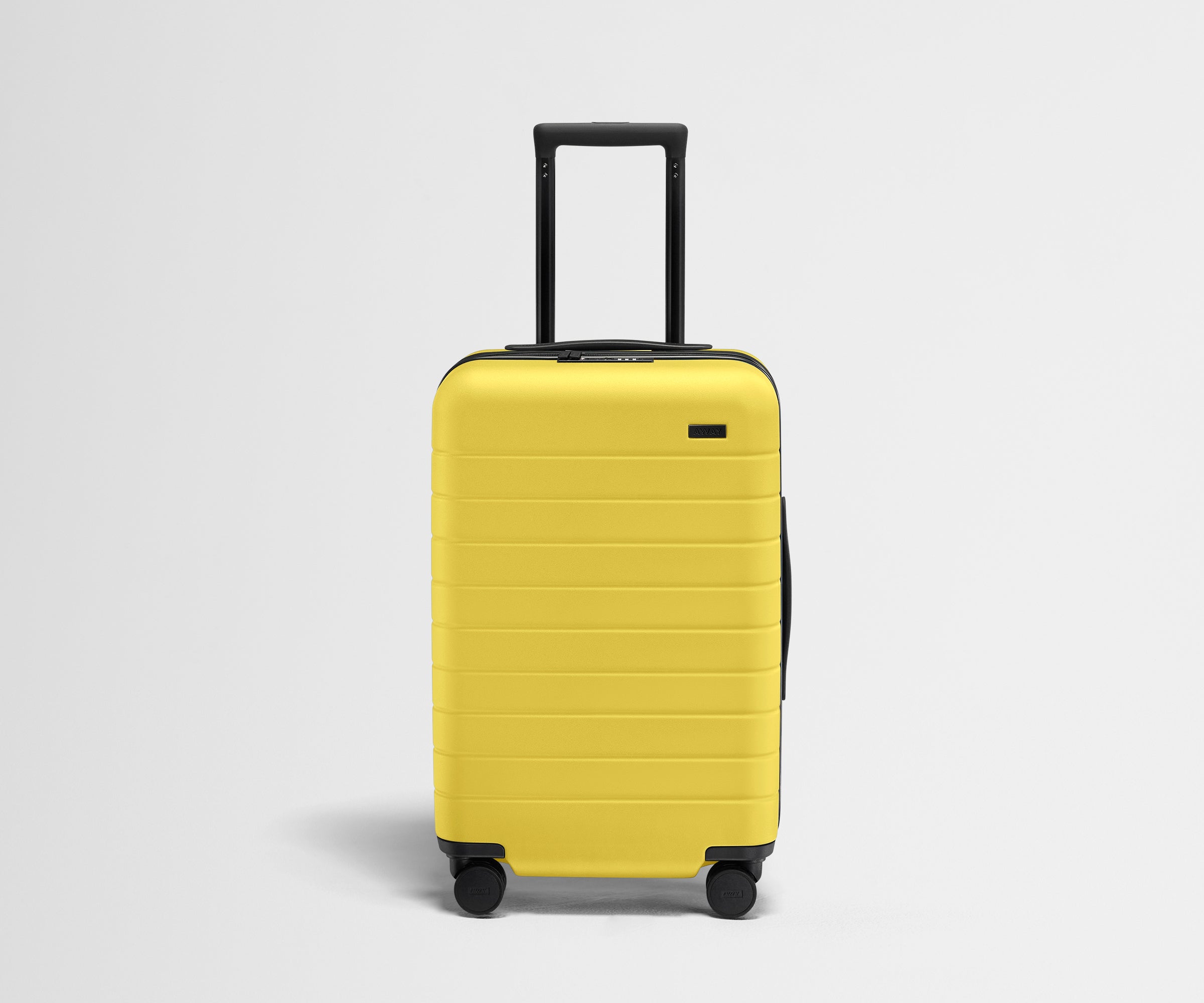 The Carry On Flex Luggage - Sunshine Yellow Lightweight Spinner Suitcase for Travel, Business Trips & Weekend Getaways