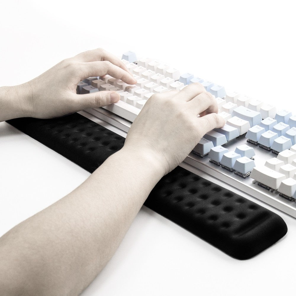 Vaydeer Ergonomic Memory Foam Mouse & Keyboard Wrist Rest - Comfort Support for Gaming, Typing & Office Work - Reduce Wrist Pain & Fatigue for PC, Laptop Users