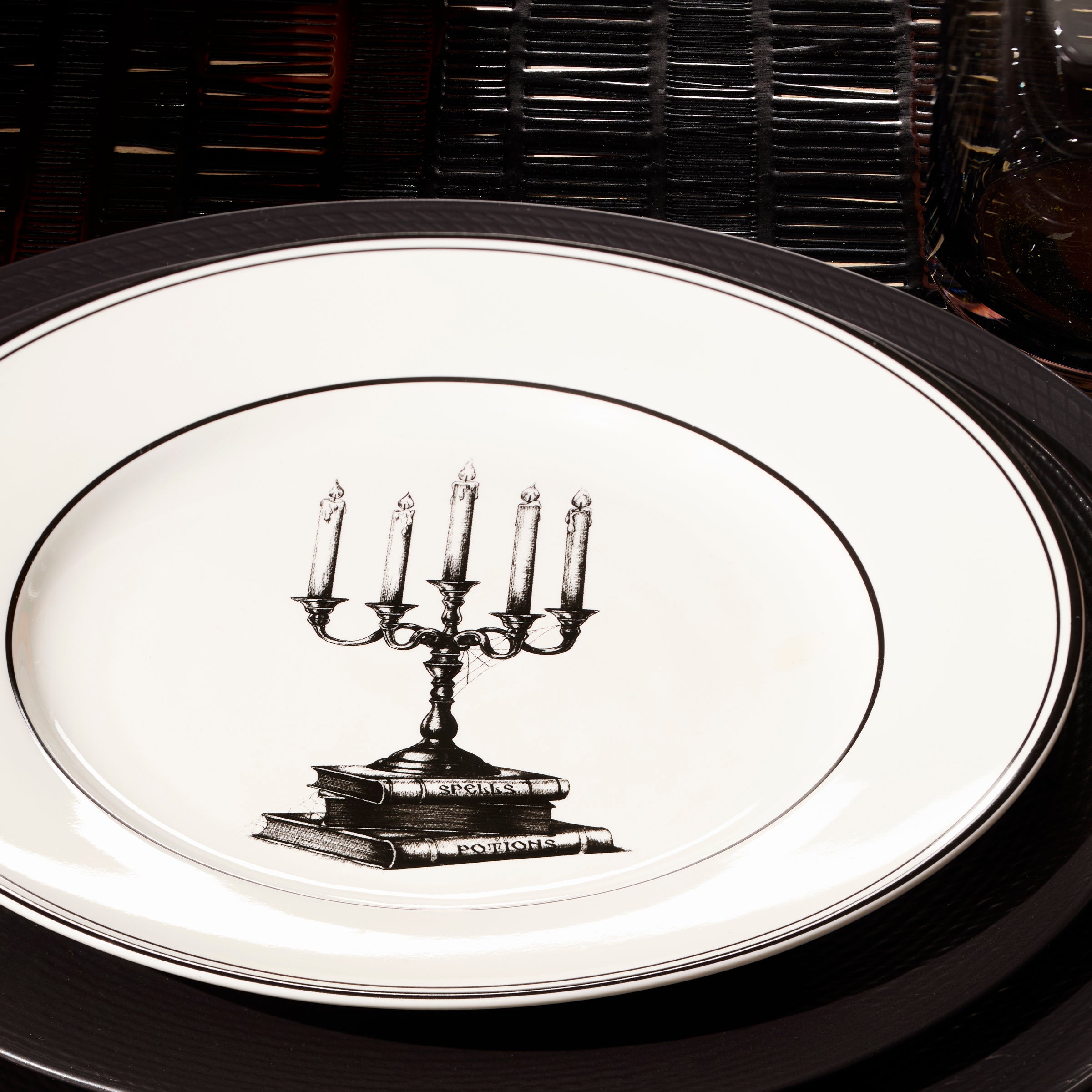LX Collective Serving Tray with 3 Removable Dip Bowls - Perfect for Entertaining, Charcuterie Boards & Party Snacks