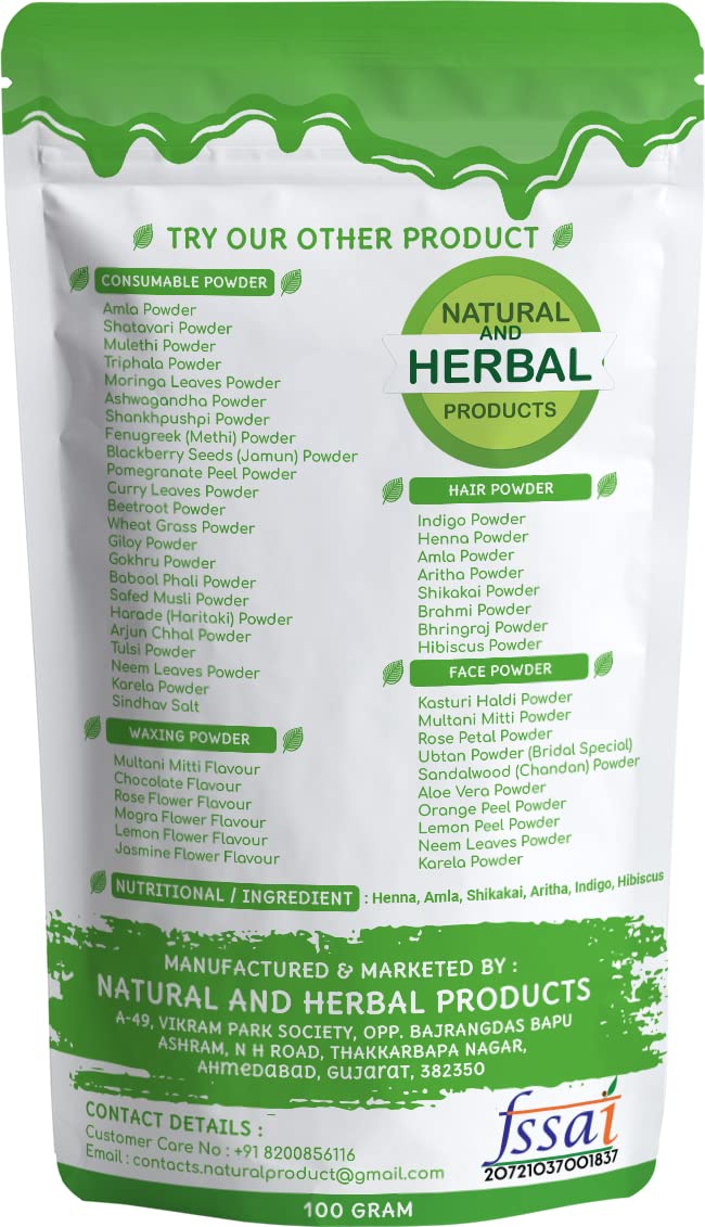 Natural Black Henna Hair Dye - Herbal Hair Color for Women & Men | Promotes Hair Growth, Reduces Hair Fall, Strengthens & Conditions | 50g | Perfect for At-Home Hair Coloring & Natural Hair Care