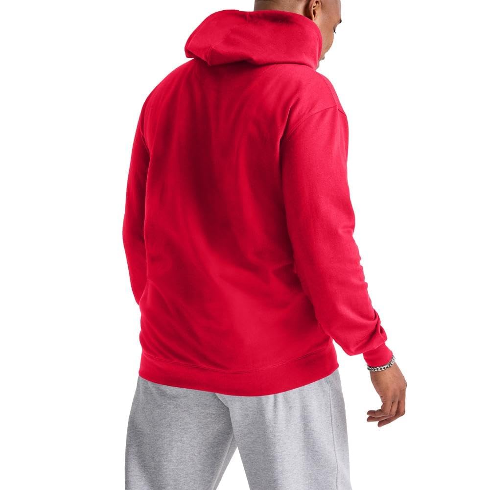 Champion Men's Powerblend Fleece Hoodie - Soft & Comfortable Pullover Sweatshirt (Regular & Big Tall Sizes) - Perfect for Gym, Casual Wear & Outdoor Activities