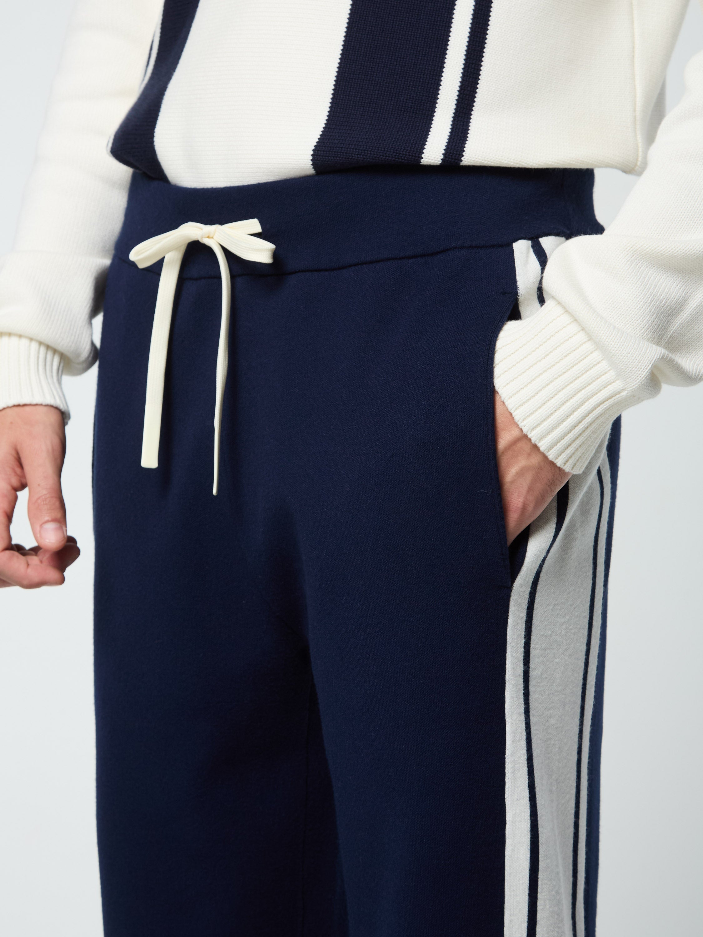 Palla Track Pants for Women & Men - Comfortable Athletic Joggers in Maritime Blue - Perfect for Running, Yoga & Casual Wear