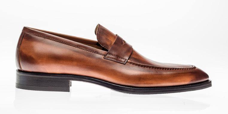 JOSE REAL AMBERES LOAFER - Genuine Italian Made Cognac Leather Slip-On Shoes for Men | Perfect for Business Casual, Office Wear & Formal Occasions