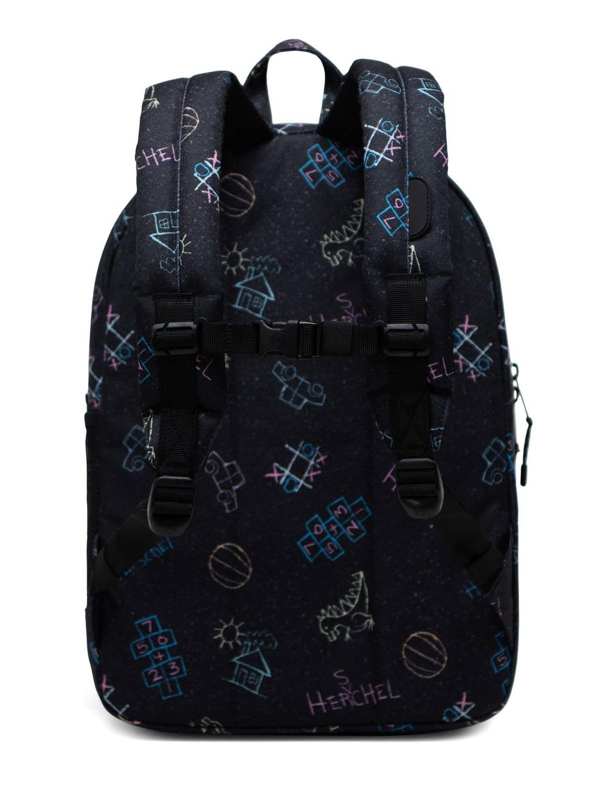 Herschel Heritage Youth XL Backpack - Asphalt Chalk | Durable School Backpack for Teens, Travel & Everyday Use