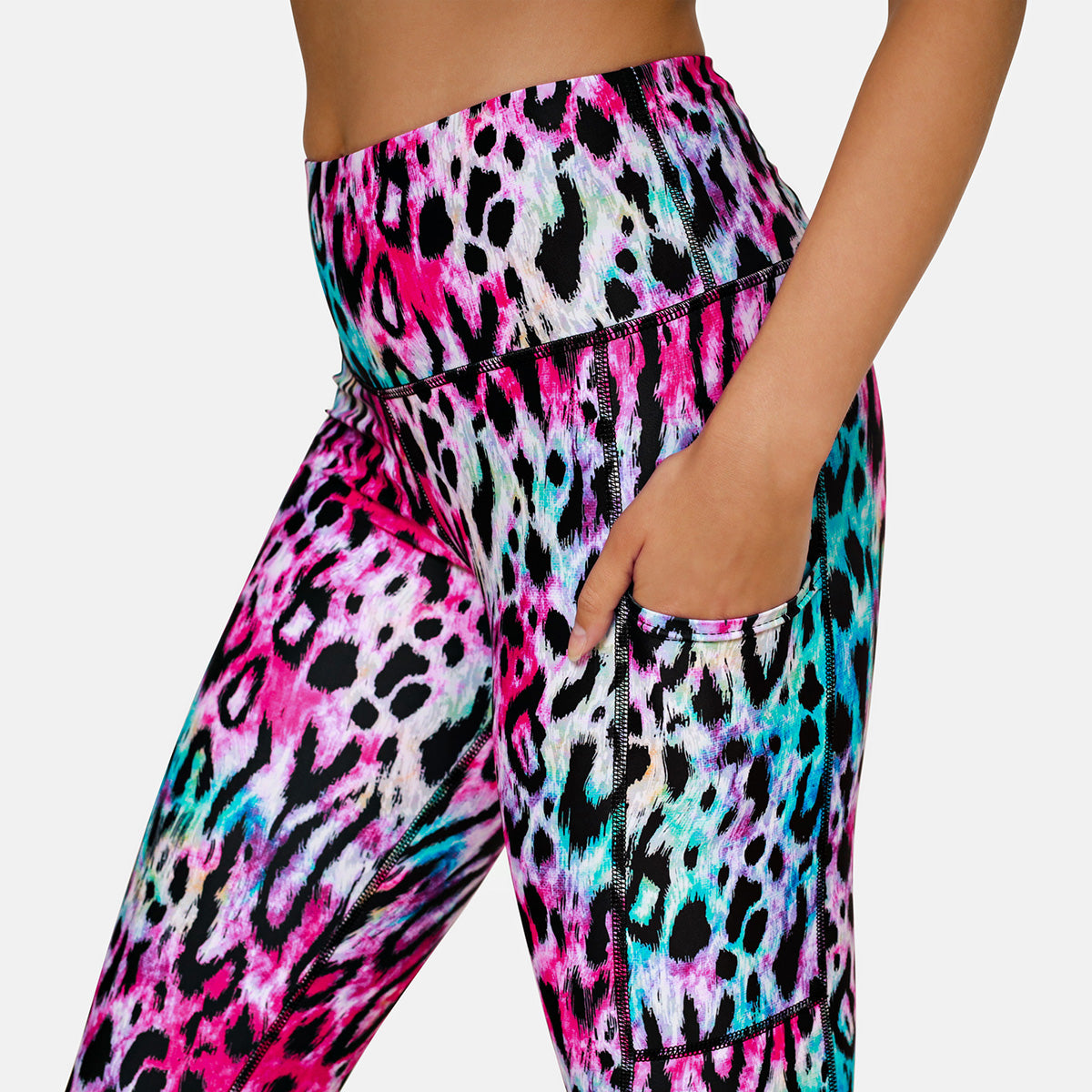 Bengal Blush Capri Pants - Women's High Waisted Yoga Pants for Workout, Lounge & Travel | Soft Stretchy Comfort