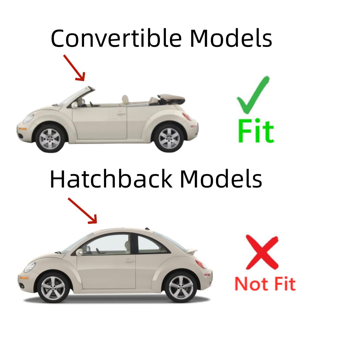 Volkswagen New Beetle 2-Door Convertible Left Side Driver Door Window Glass Replacement (2003-2010) - Perfect Fit for Smooth Operation & Road Safety