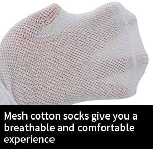 October Elf Men's Crew Socks - Thin Ankle Cotton Dress Socks for Business & Casual Wear - Breathable Athletic Socks for Office, Gym & Daily Comfort