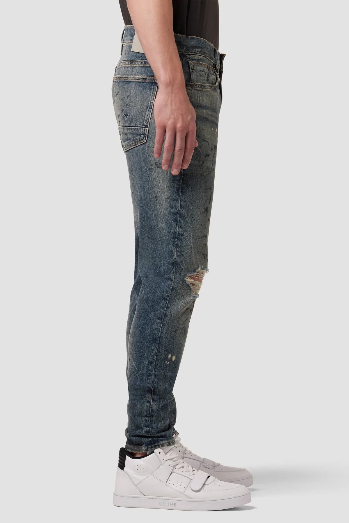 HUDSON Zack Skinny Jeans for Men - Slim Fit Stretch Denim Pants | Perfect for Casual Wear, Office & Night Out