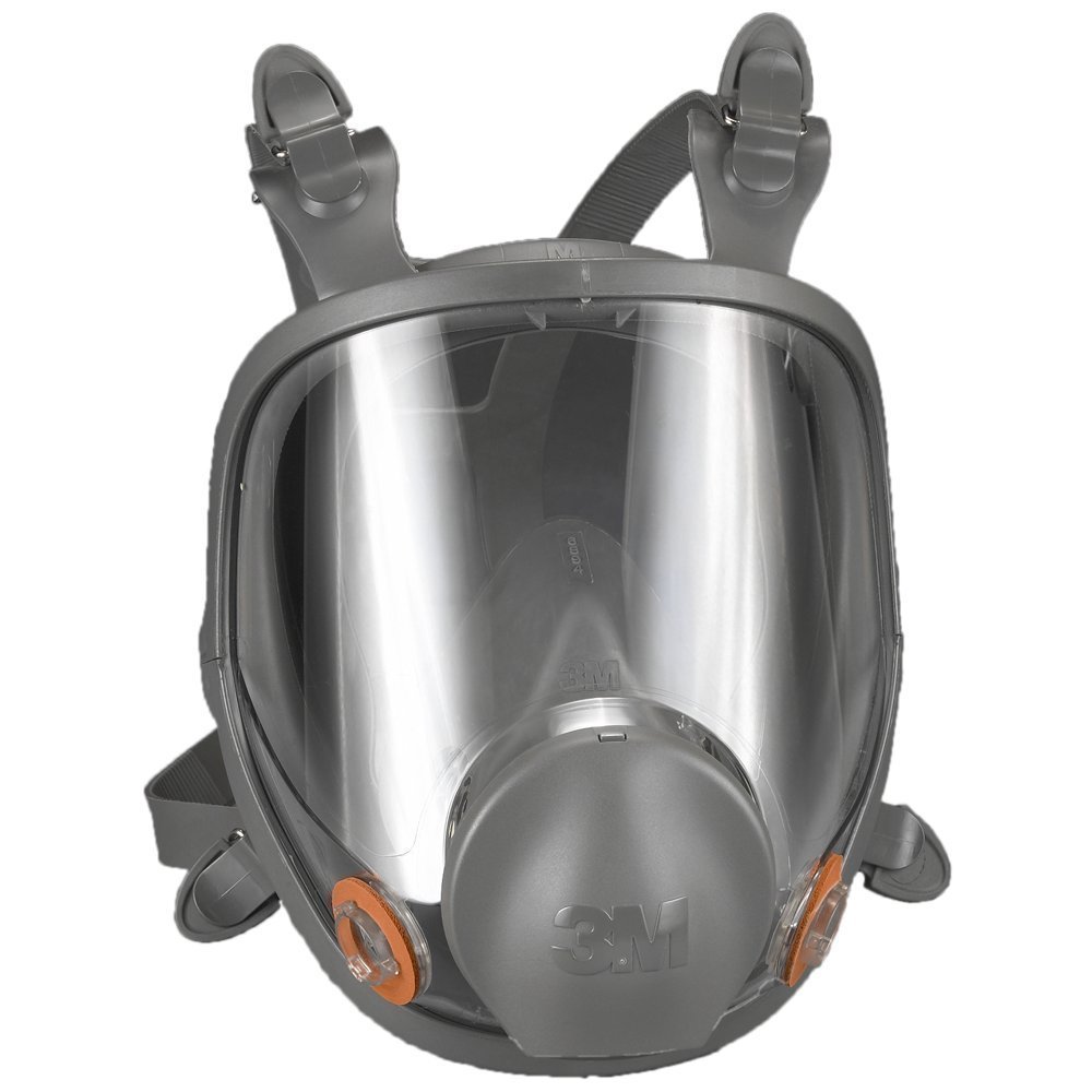 3M 6000 Series Full Face Reusable Respirator Mask - Professional Safety Protection for Painting, Sanding, Chemical Handling & Industrial Work