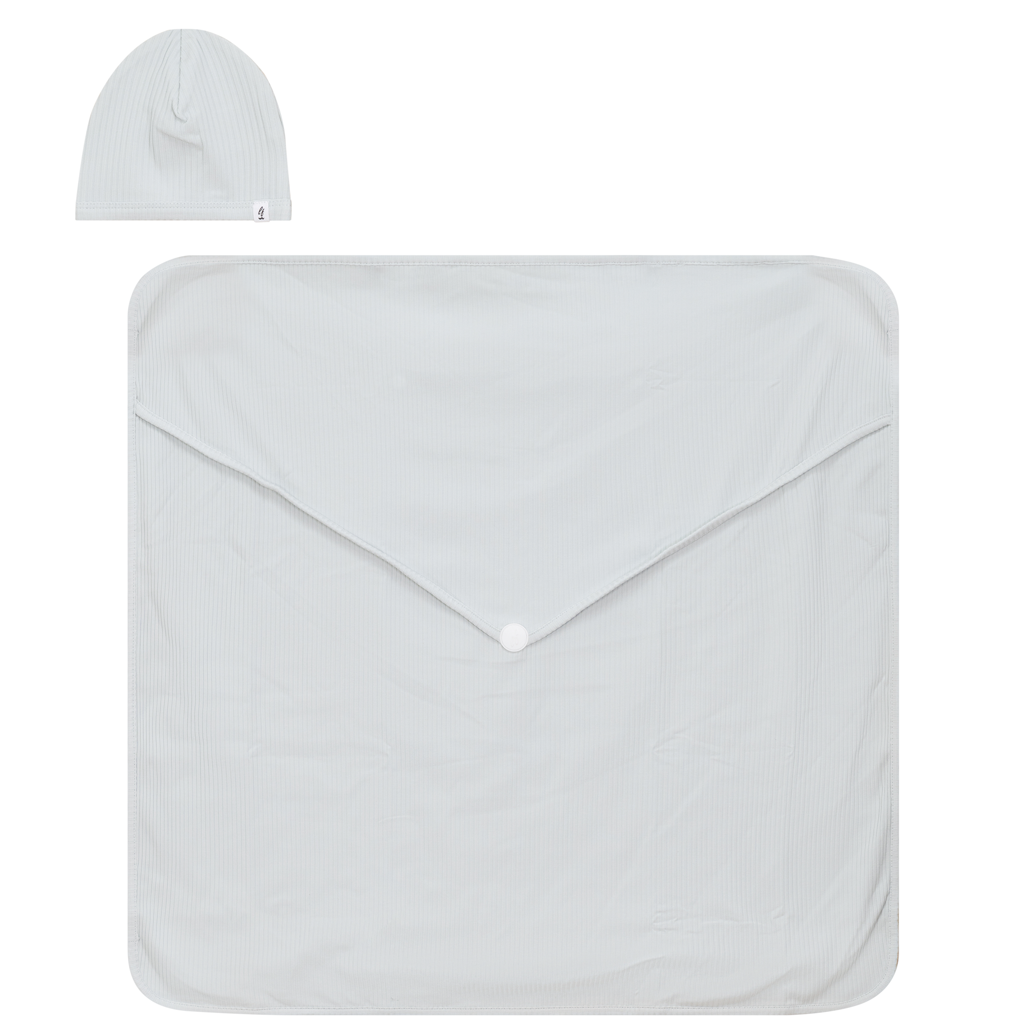 Soft Ribbed Knit Blanket and Hat Set for Baby - Cozy Winter Warmth for Newborns, Infants & Toddlers - Perfect for Nursery, Stroller & Outdoor Adventures