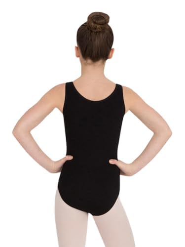 Capezio Girls High-Neck Tank Leotard for Ballet, Dance & Gymnastics - Comfortable Stretch Fabric for Practice & Performance