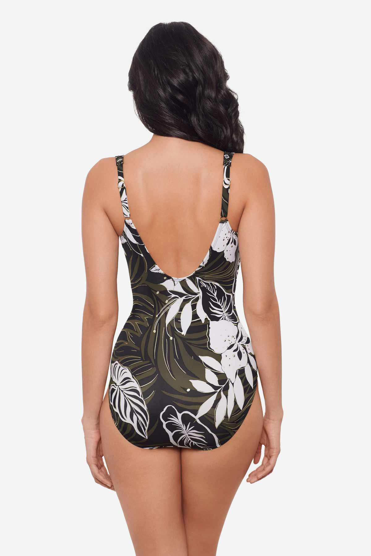 Sanibel One Piece Swimsuit in Elle Dorado - Stylish & Comfortable Bathing Suit for Women, Perfect for Beach Vacations & Pool Parties