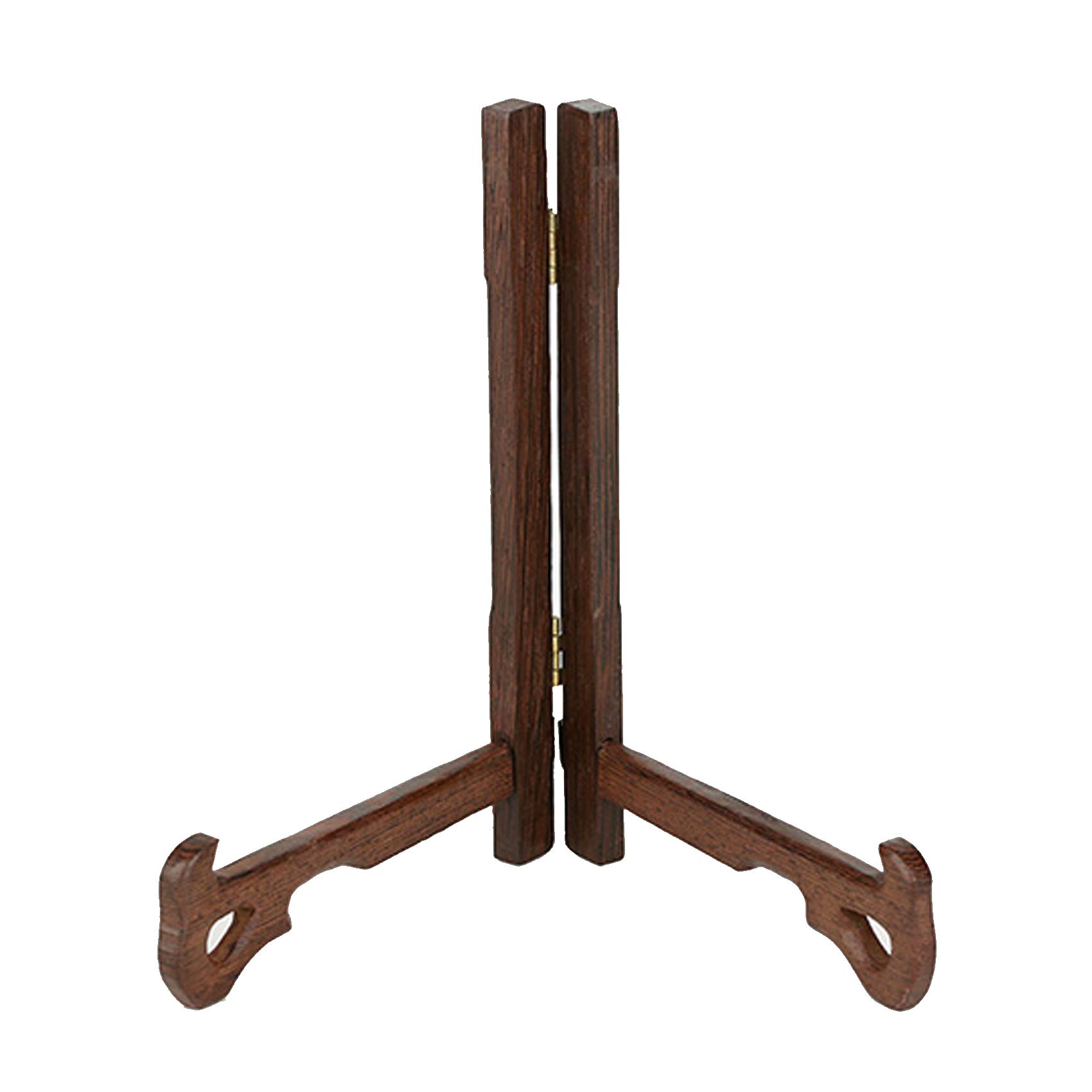 Wooden Display Easel Stand - Foldable Plate, Bowl, Picture Frame Holder for Home, Office, Party & Craft Decor - 11 Inch - Perfect for Showcasing Art, Photos, Books & Decorative Items