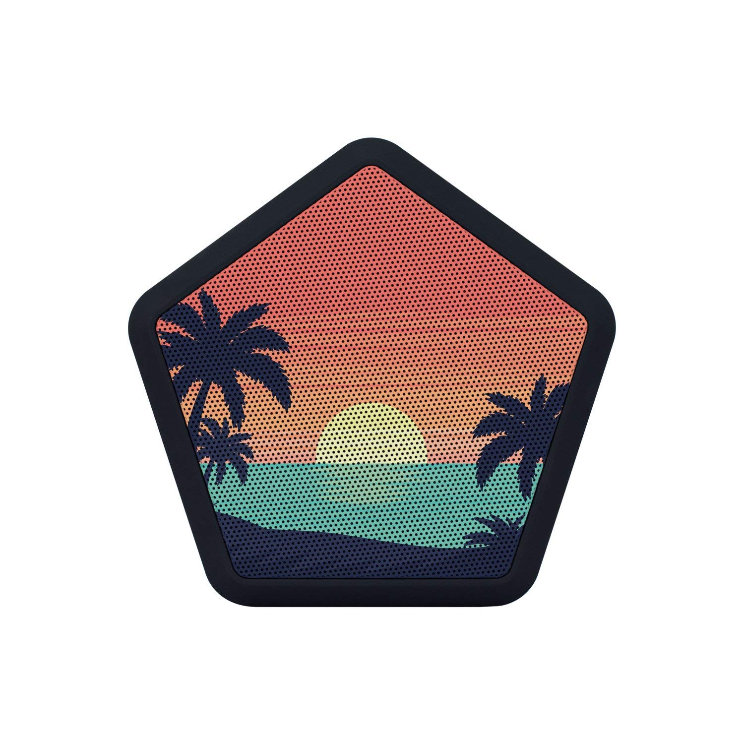 Hive Portable Surround Sound Wireless Speaker - Bluetooth Speaker with Deep Bass, Waterproof, 20H Playtime - Perfect for Beach, Pool Party, Camping & Outdoor Adventures (Beach Sunset)
