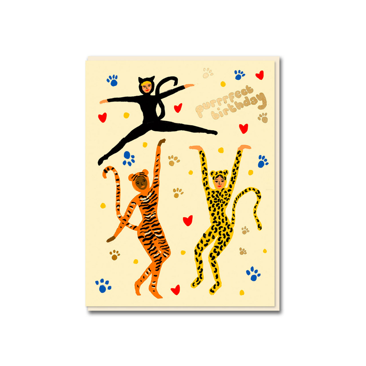Purrfect Birthday Greeting Card for Cat Lovers - Funny Cat-Themed Birthday Card with Cute Design - Ideal for Cat Owners, Pet Lovers & Birthday Celebrations