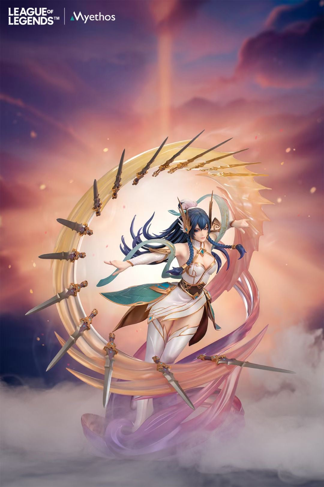 Myethos Studio The Blade Dancer Irelia - League of Legends Collectible Figure - Perfect for Gaming Room Decor & LOL Fan Gifts