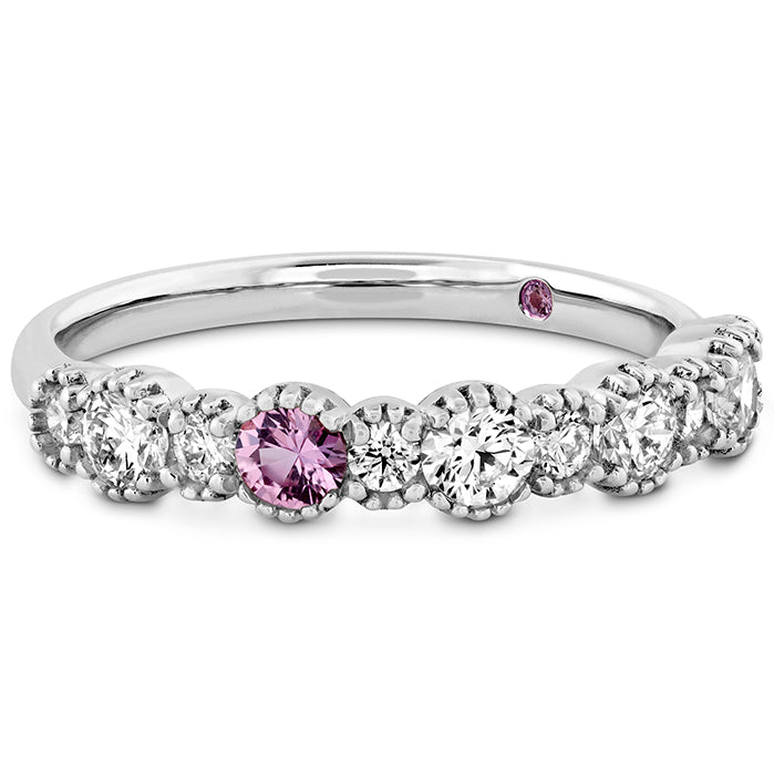 Hearts On Fire Behati Beaded Sapphire and Diamond Wedding Band Ring - Perfect for Engagement, Anniversary & Bridal Jewelry Gifts