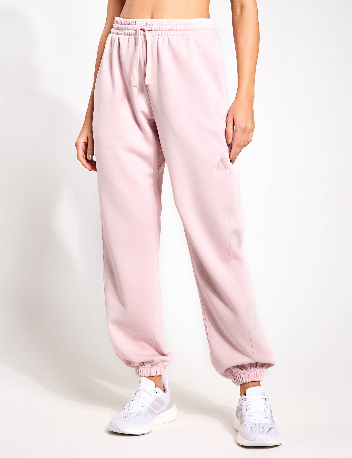 ALL SZN Fleece Loose Joggers for Women - Cozy Sandy Pink Sweatpants for Lounge, Yoga & Running | Soft Casual Winter Pants